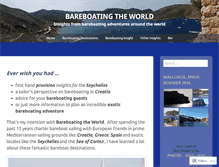 Tablet Screenshot of bareboatingtheworld.com